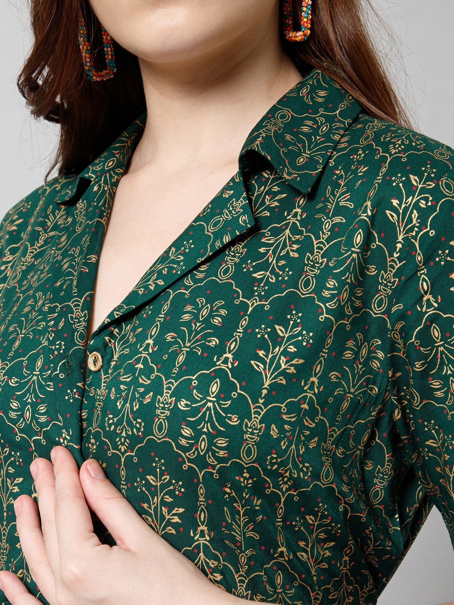 Maternity Photoshoot Special : Flora Bloom Gown with Pocket - House Of Zelena™